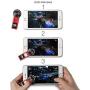 GEE·D iPad Game Controller, Gaming Joystick for Shooting, Battle Royale, Fighting and Survival Games | Cellphone Stand Joypad for Tablets, iPhone and Android Phones (J036 Red)