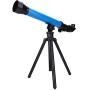 Bindpo Astronomical Telescope,Kids Educational Gift Toy Monocular Space Astronomical Telescope with Stretchable Tripod 20X 40X 60X Eyepiece Magnification for Beginners/Children(Blue)