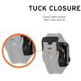 URBAN ARMOR GEAR UAG Compatible with Apple Watch 44mm 42mm Series 5/4/3/2/1 Silicone Band Scout [Silver] Slim Adjustable Waterproof Sporty Replacement Watch Strap