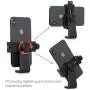 2 Pack Phone Mount Tripod Adapter - Universal Cell Phone Clamp Holder, Tripod Firm Attachment for iPhone, Galaxy and Other Smartphones 2 Pack Phone Mount Tripod Adapter - Universal Cell Phone Clamp Holder, Tripod Firm Attachment for iPhone, Galaxy and Other Smartphones