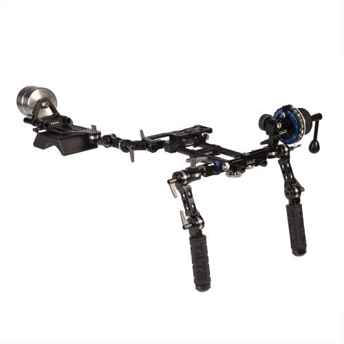 Ikan TT-03-TL DSLR Shoulder Rig w/ Follow Focus and Counter Weights