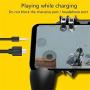 Mobile Gaming Grip, Mobile Game Controller,with Six-Finger Linkage for PUBG/Fortnite/Rules of Survival Gaming Grip, Suitable for 4.7-6.5 inch Android iOS Phone