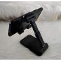 Cell Phone Stand, Adjustable Cell Phone Stand, Fully Foldable Desktop Cell Phone Holder Cradle Dock Holder,Tablet Stand for Smart Phones and Tablets.(Black)
