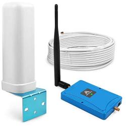 Cell Phone Signal Booster for Home and Office -T-Mobile, MetroPCS,Mint Mobile- Band 66 & Band 4 Cellular Repeater for 4G LTE Voice & Data. Supports Multiple Devices Up to 1,500sq.ft (1700/2100Mhz)