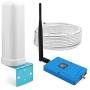 Cell Phone Signal Booster for Home and Office -T-Mobile, MetroPCS,Mint Mobile- Band 66 & Band 4 Cellular Repeater for 4G LTE Voice & Data. Supports Multiple Devices Up to 1,500sq.ft (1700/2100Mhz)