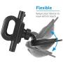 Macally Car Cd Slot Phone Holder Mount for iPhone Xs XS MAX XR X 8 Plus 7 7+ 6s Plus 6s 6 SE Samsung Galaxy S9 S9+ S8 Edge Note 5, Motorla Moto, Pixel, Xperia Cell Phones, GPS, etc. (MCDHOLDER)