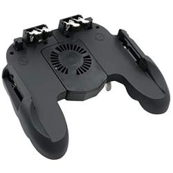 Mcbazel H9 Six Finger PUBG Game Controller with Cooling Fan for iOS Android Mobile Phone – Black