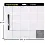 Magnetic Pro Mat Unamela large size writing note mat with dry erase pen - preventing losing screws when repairing cell phone,laptop or other electronics (11.8x9.8)
