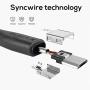 Android Charger Cable, 5 Pack Short 1ft Micro USB Cable Spring Protection High Speed Data and Charging Micro Charging Cable Cord for Samsung Galaxy S7 Edge S6 S5,Note 5 4,LG G4 Android Phone