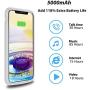 OMEETIE Battery Case for iPhone Xs Max, 5000mAh Slim Portable Rechargeable Charging Case Compatible with iPhone Xs Max(6.5 inch) Protective Charger Case (Blue)