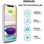 OMEETIE Battery Case for iPhone Xs Max, 5000mAh Slim Portable Rechargeable Charging Case Compatible with iPhone Xs Max(6.5 inch) Protective Charger Case (Blue)