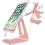 POKANIC Cell Phone Stand Dock Holder Cradle Mount Organizer Charger StationTable, Desktop Bed Office School Kitchen Travel Foldable Portable Adjustable, Multi-Angle Aluminum Non-Slip, Kids (Rose Gold) POKANIC Cell Phone Stand Dock Holder Cradle Mount Organizer Charger StationTable, Desktop Bed Office School Kitchen Travel Foldable Portable Adjustable, Multi-Angle Aluminum Non-Slip, Kids (Rose Gold)