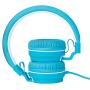 Rockpapa 950 Stereo Lightweight Foldable Headphones Adjustable Headband with Microphone 3.5mm for Cellphones Smartphones iPhone Tablets Laptop Computer Mp3/4 DVD White Blue