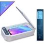 Phone Sanitizer Uv Portable Smart Phone Sterilizer Uv Light Cell Phone Cleaner With Wireless Charging Aromatherapy Function Phone Uv Light Sterilizer For Smartphones Jewelry Watches