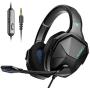 Jeecoo N13 Stereo Gaming Headset PS4 3.5mm Over Ear Gaming Headphones with Microphone - Lightweight Frame Compatible with PC, Laptop, Xbox One Controller
