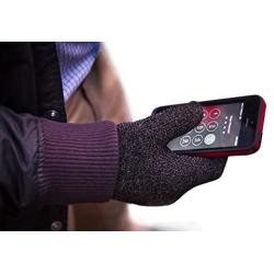 Agloves Polar Sport Unisex Touchscreen/Smartphone Gloves, Fleece Lined Interior For Comfort & Warmth, Compatible with: iPhone, Android, iPad & Nexus - S/M Black