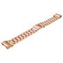 Jiarusig Compatible with Fitbit Charge 2 Bands, Stainless Steel Metal Bands Strap Men Women Replacement Bracelet Small Large Wristband Accessories Band Compatible with Fitbit Charge 2, Rose Gold