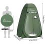 WolfWise Pop Up Privacy Shower Tent Portable Outdoor Sun Shelter Camp Toilet Changing Dressing Room