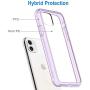 JETech Case for Apple iPhone 11 (2019), 6.1-Inch, Shockproof Bumper Cover, Anti-Scratch Clear Back, Purple
