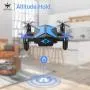 Drone for Kids - Attop Drones with Camera for Kids, AR Game Mode RC Mini Drone w/App Gravity/Voice Control/Trajectory Flight/Altitude Hold 360°Flip Kids Drone Foldable & Portable-Blue Drone for Kids - Attop Drones with Camera for Kids, AR Game Mode RC Mini Drone w/App Gravity/Voice Control/Trajectory Flight/Altitude Hold 360°Flip Kids Drone Foldable & Portable-Blue