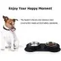 URPOWER Dog Bowls Stainless Steel Dog Bowl with No Spill Non-Skid Silicone Mat 53 oz Feeder Bowls Pet Bowl for Dogs Cats and Pets