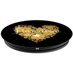I Love Hamilton Heart | Gift for Teenage Girl Women PopSockets Grip and Stand for Phones and Tablets