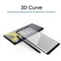 amFilm Glass Screen Protector for Samsung Galaxy Note 9, Full Screen Coverage Screen Protector, 3D Curved Tempered Glass, Dot Matrix with Easy Installation Tray (Black)