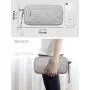 Falytemow Nubuck Leather Portable Carrying Case for Nintendo Switch and Mobile Phone Protective Soft Portable Travel Carry Case Shell Pouch for Nintendo Switch Console and Accessories