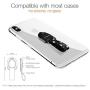 Cell Phone Grip,Universal Finger Strap Loop with Stand for Smart Phones,Support Wireless Charging & Magnetic Mount(Flower)