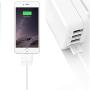 AKWOR 30 Pin Adapter | 8 Pin Male to 30 Pin Female | Works with Smartphones, Cars, Docking Stations and More - White