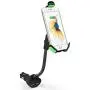 Car Phone Mount, Vansky Gooseneck Car Charger Holder Cradle Mount with Dual USB 3.1A Max Charging Ports for iPhone X/8 Plus/7 Plus/7/6/6S,Samsung Galaxy S5/S6/S7/S8, Google Nexus, Huawei