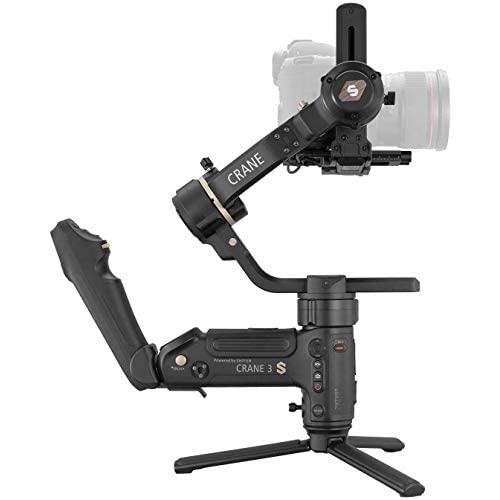 ZHIYUN Crane 3S Cinema Camera Gimbal Stabilizer (SMARTSLING KIT), Professional Handheld 3-Axis Gimbal Stabilizer for DSLR and Mirrorless Camera