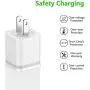 Phone Charger 10ft Cable with Wall Plug (Pack of 4), DECIPA Dual USB Wall Charger Adapter Block Cube with Charging Cord Replacement for iPhone Xs/Xs Max/XR/X 8/7/6/6S Plus SE/5S/5C, Pad, Pod Phone Charger 10ft Cable with Wall Plug (Pack of 4), DECIPA Dual USB Wall Charger Adapter Block Cube with Charging Cord Replacement for iPhone Xs/Xs Max/XR/X 8/7/6/6S Plus SE/5S/5C, Pad, Pod