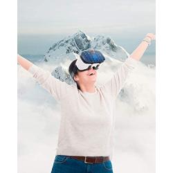 VR Headset - Virtual Reality Goggles by VR WEAR 3D VR Glasses for iPhone 6/7/8/Plus/X & S6/S7/S8/S9/Plus/Note and Other Android Smartphones with 4.5-6.5" Screens + 2 Stickers