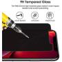 UPTOU Privacy Screen Protector for iPhone 11Pro Max,iPhone Xs Max,Anti Spy Tempered Glass,Anti Scratch,Case Friendly[6.5-Inch,2-Pack]…