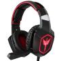 Raikken Stereo Gaming Headset PS4, Xbox One, PC Compatible with Mic, Noise Cancelling Gaming Headphones with LED Lights, High Performance Flip Microphone, Supports Nintendo Switch & Playstation 4 Pro