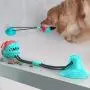USWT Pet Chew Ball Toy with Suction Cup Dog Food Dispensing Ball Puppy Interactive Molar Toys Toothbrush USWT Pet Chew Ball Toy with Suction Cup Dog Food Dispensing Ball Puppy Interactive Molar Toys Toothbrush