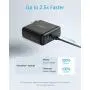 USB C Charger, Anker 60W PIQ 3.0 & GaN Tech Dual Port Charger, PowerPort Atom III (2 Ports) Travel Charger with a 45W USB C Port, for USB-C Laptops, MacBook, iPad Pro, iPhone, Galaxy, Pixel and More