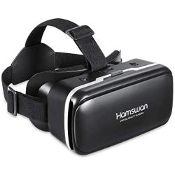 [New Version]HAMSWAN 3D Virtual Reality Headsets with Unique Design and Multifunction Button Compatible with Smartphones Within 4.0-6.11 inch