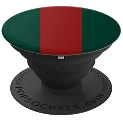 Green/Red Stripes Luxury Lux GG PopSockets Grip and Stand for Phones and Tablets