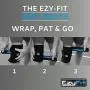 EzyFit Knee Brace Support for Arthritis, ACL, LCL, MCL, Sports Exercise, Meniscus Tear Injury Recovery - Side Stabilizers Open Patella - Best Comfort Fit Adjustable Neoprene Wrap - 3 Sizes EzyFit Knee Brace Support for Arthritis, ACL, LCL, MCL, Sports Exercise, Meniscus Tear Injury Recovery - Side Stabilizers Open Patella - Best Comfort Fit Adjustable Neoprene Wrap - 3 Sizes