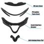 AMVR VR Facial Interface Bracket & PU Leather Foam Face Cover Pad Replacement Comfort Set for Oculus Quest