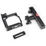 CAMVATE Aluminum Camera Cage for Sony A6500,A6000,A6300,ILCE-6000,ILCE-6300,NEX7 with Conversion Top Handle Grip and 1/4-20 Adapter Hole Attach DIY Accessories(Black)