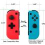Winkeyes Nintendo Switch Joy-Con Controller Mini Switch Controller Joy Con (L/R) Wireless Pro Game Controller Gamepad Joypad Joystick Compatible with Nintendo Switch, Blue&Red