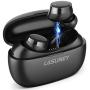 LASUNEY Waterproof 60H Cyclic Playtime True Wireless Earbuds for iPhone Android, Bluetooth 5.0 TWS Stereo Headphones with Charging Case, in-Ear Earphones Headset with Built in mic for Sport
