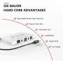 Elook Car Cassette Aux Adapter Kit, with A Smartphone to 3.5 mm Headphone Jack Adapter for Car, Phone, MP3 ect. White Elook Car Cassette Aux Adapter Kit, with A Smartphone to 3.5 mm Headphone Jack Adapter for Car, Phone, MP3 ect. White
