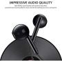 Wired Earbuds with Built-in Microphone and Volume Control [2 Pack] [2 Pair], 3.5mm Jack Earphones Headphones for Android Smartphone, Tablet, MP3/MP4 Player and All 3.5mm Audio Devices, Black