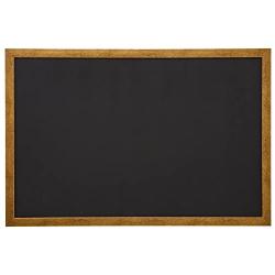 Amazon Brand – Rivet Mid Century Modern Decorative Chalkboard - 24.5 x 36.5 Inch, Dark Gold Frame