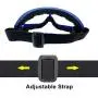 LJDJ Safety Goggles - Pack of 2 - Glasses Adjustable Outdoor Sports Dust-Proof Protection Eyewear Perfect for Foam Game Gun and Blaster (Red + Blue) LJDJ Safety Goggles - Pack of 2 - Glasses Adjustable Outdoor Sports Dust-Proof Protection Eyewear Perfect for Foam Game Gun and Blaster (Red + Blue)