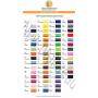 New brothread 64 Spools 1000M (1100Y) Polyester Embroidery Machine Thread Kit for Professional Embroiderer and Beginner